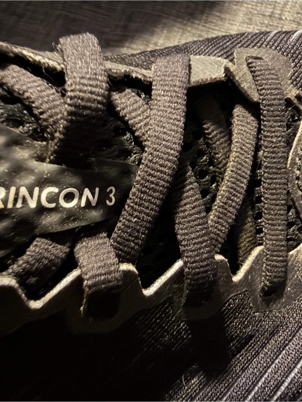 Hoka Rincon 3 Black and White women's Athletic Running Shoes